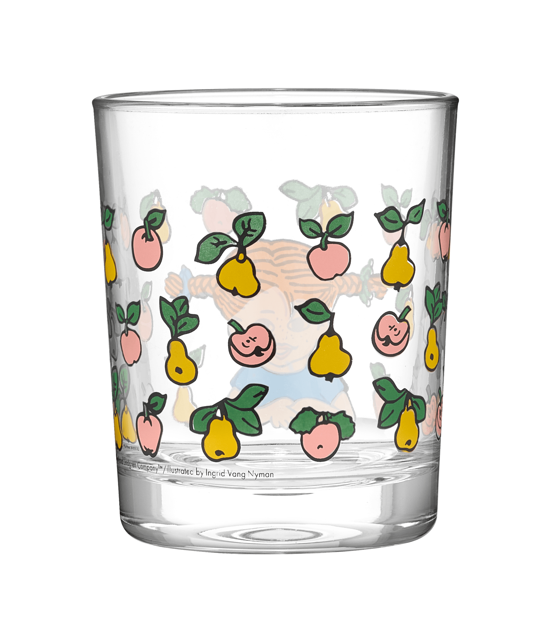 Pippi Langstrømpe drikkeglas Frugter 2dl.