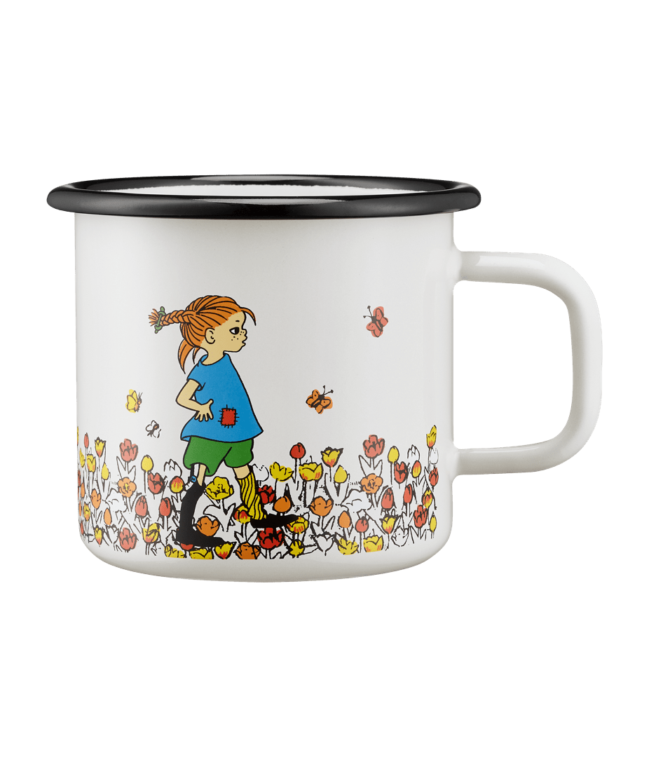 Pippi Langstrømpe emaljekrus BE MORE PIPPI 3,7dl - Dsignhouse