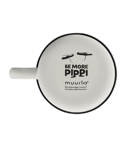 Pippi Langstrømpe emaljekrus BE MORE PIPPI 3,7dl - Dsignhouse