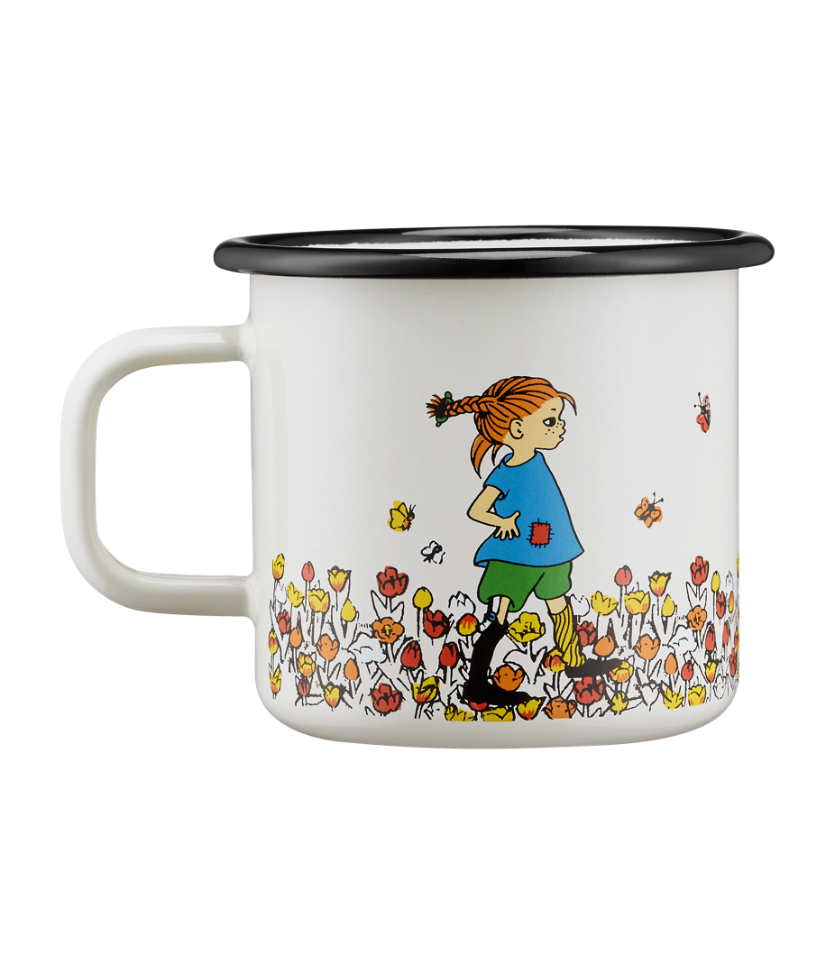 Pippi Langstrømpe emaljekrus BE MORE PIPPI 3,7dl - Dsignhouse