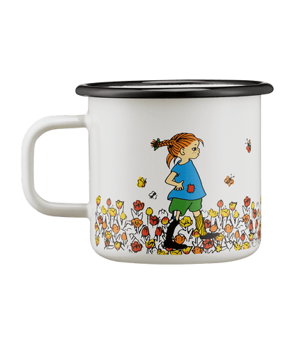 Pippi Langstrømpe emaljekrus BE MORE PIPPI 3,7dl - Dsignhouse