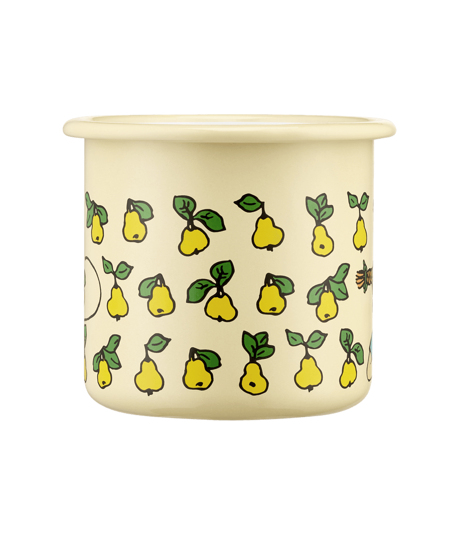 Pippi Langstrømpe emaljekrus Frugter 3,7dl - Dsignhouse