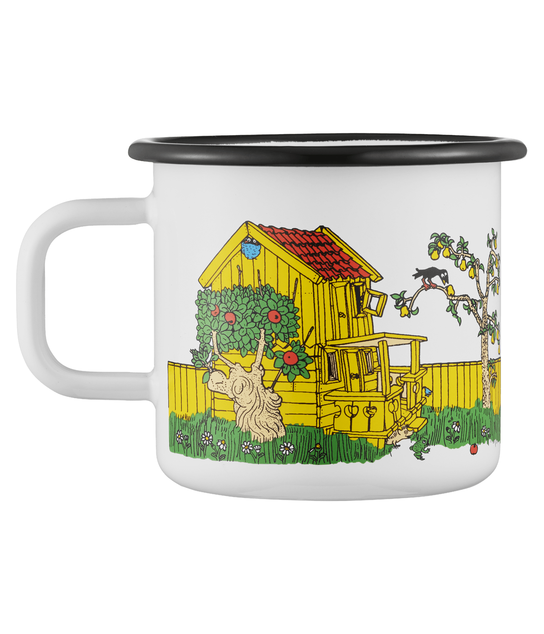 Pippi Langstrømpe emaljekrus Hjemvejen 3,7dl.