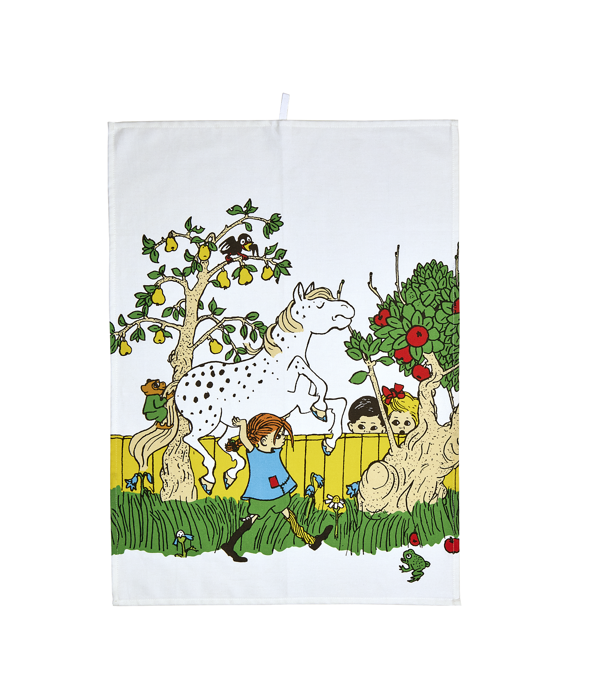 Pippi Langstrømpe køkkenhåndklæde 50 x 70 cm - Hjemvejen - Dsignhouse