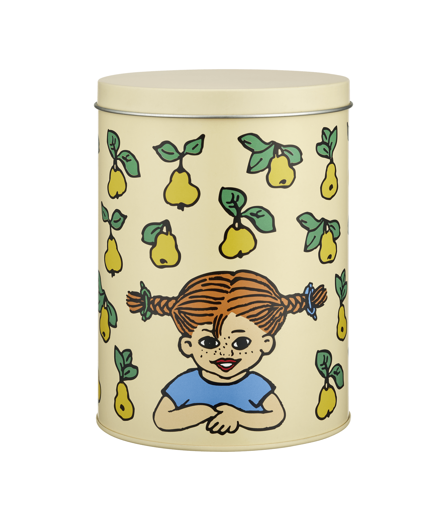 Pippi Langstrømpe tindåse sæt af 2 Frugter - Dsignhouse