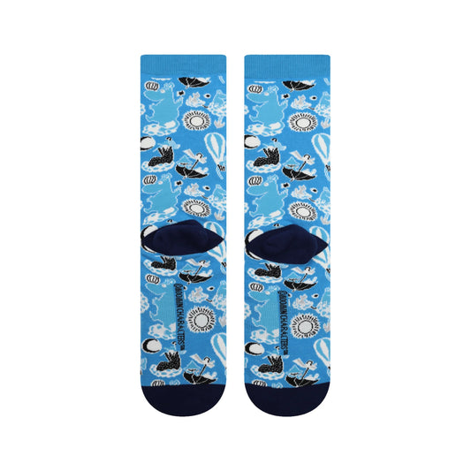 The Mumins Nvrlnd Socks, Baby Blue Crew