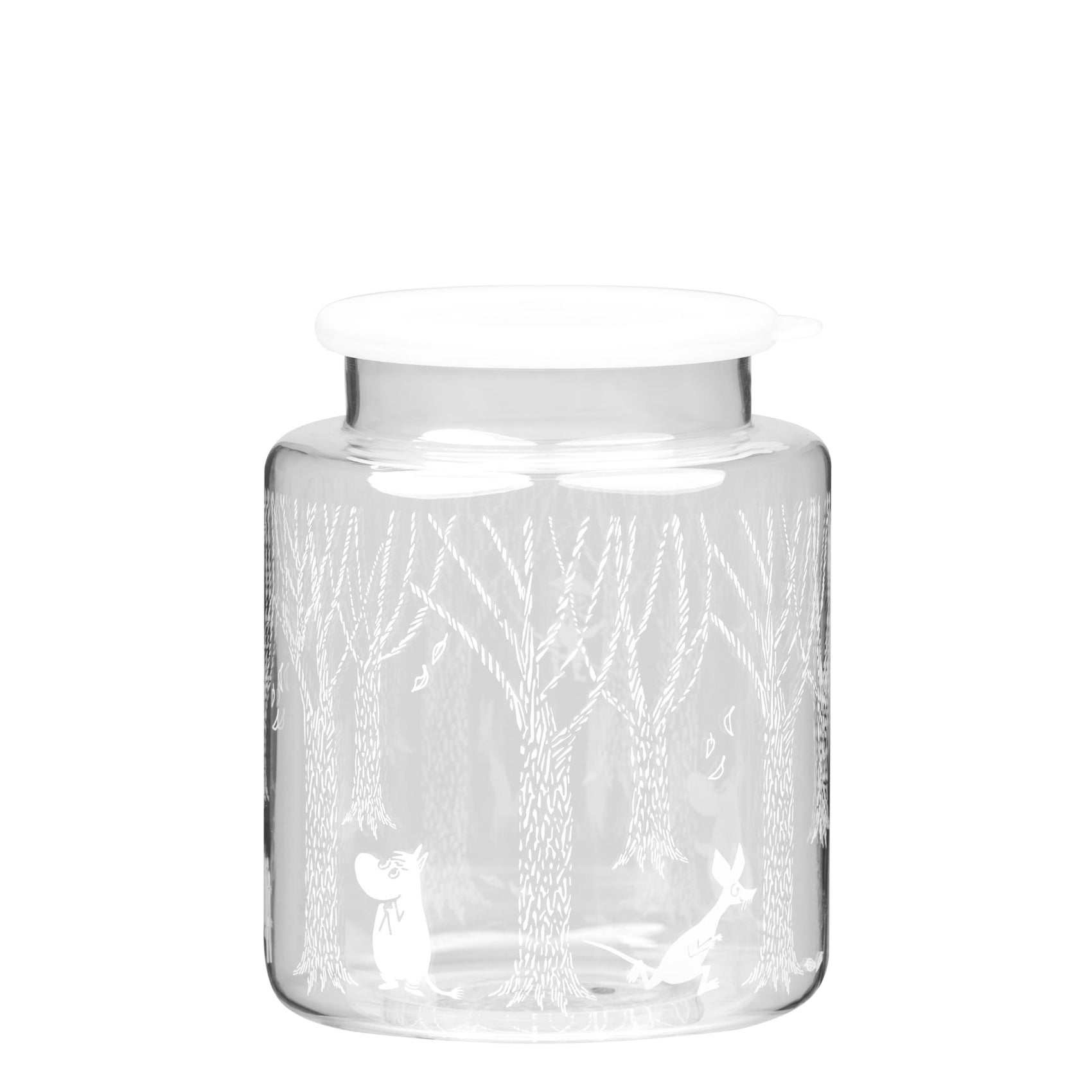 The Moomins Jar with silicone lid 2L In the Woods