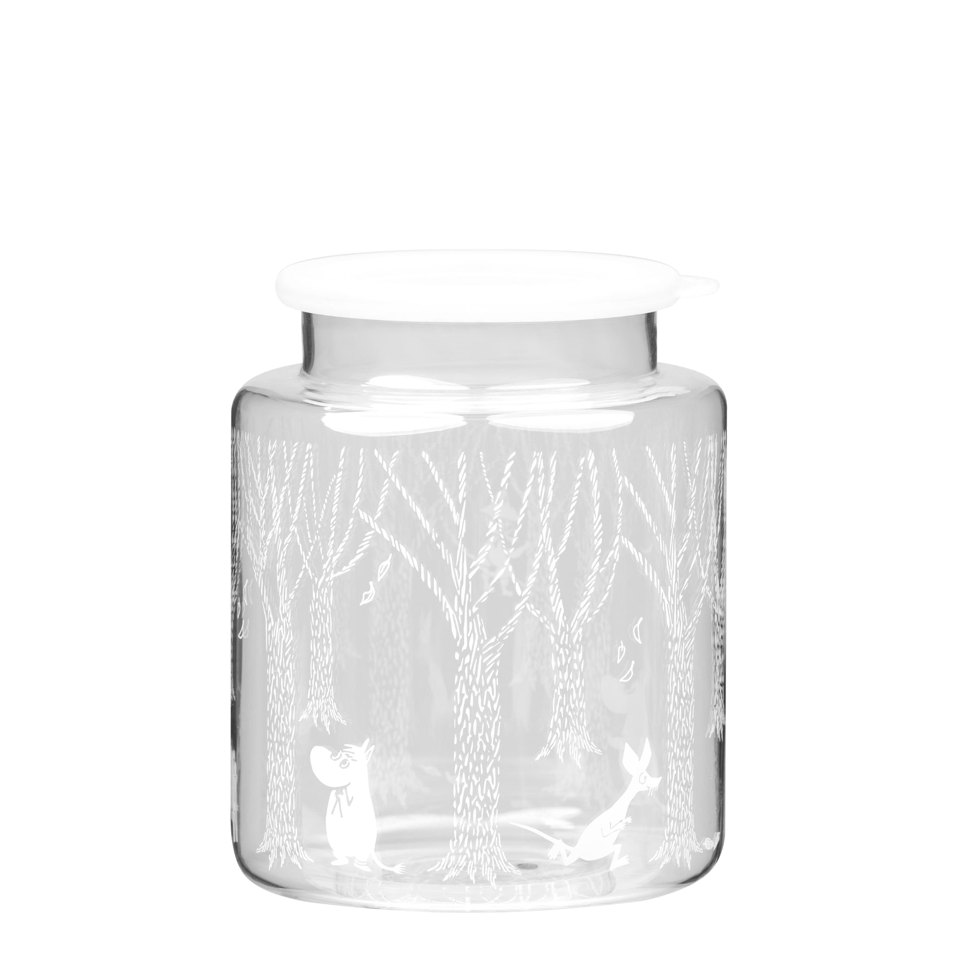 The Moomins Jar with silicone lid 2L In the Woods