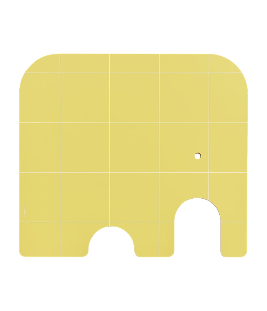 Cutting board, Elephant, birch/yellow, large