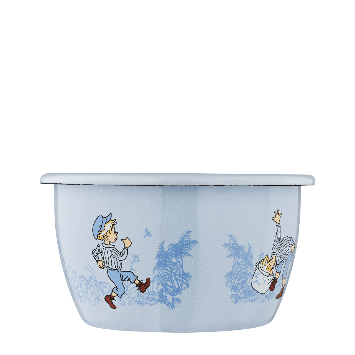 Emil fra Lønneberg emaljeskål 3 dl - Emil blå - Dsignhouse