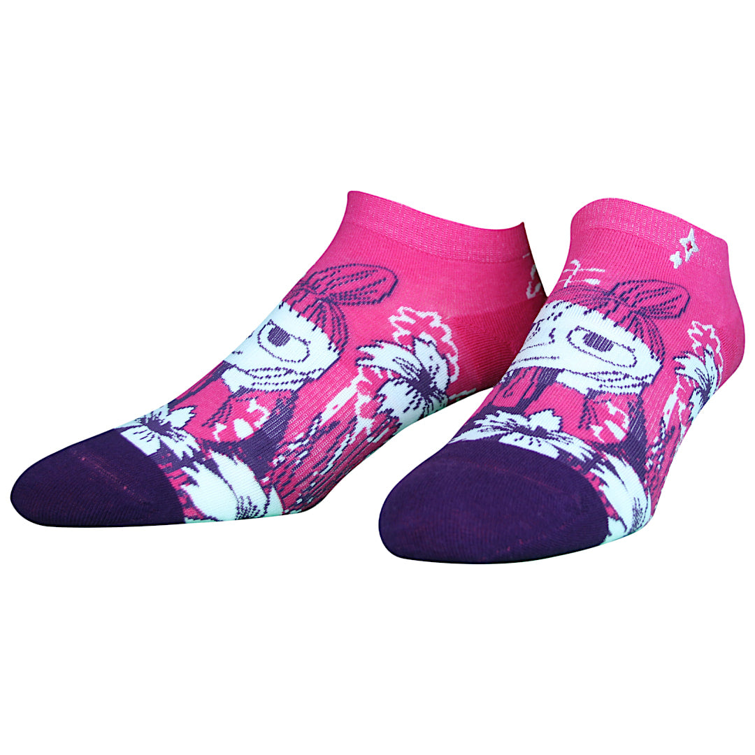 The Mumintrolls Nvrlnd Low Cut Socks, Little My, Flower