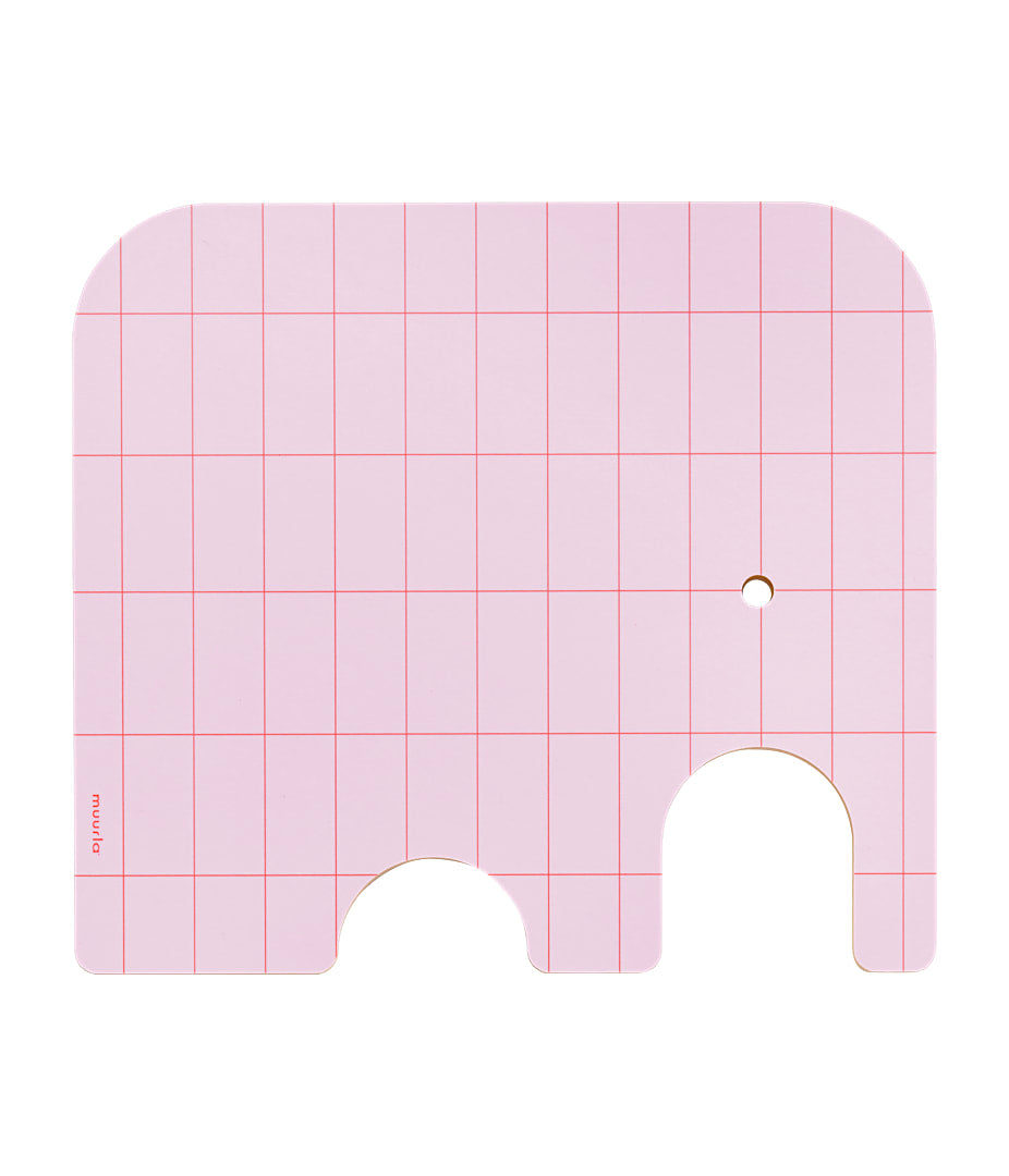 Elephant cutting board, birch/pink, Medium