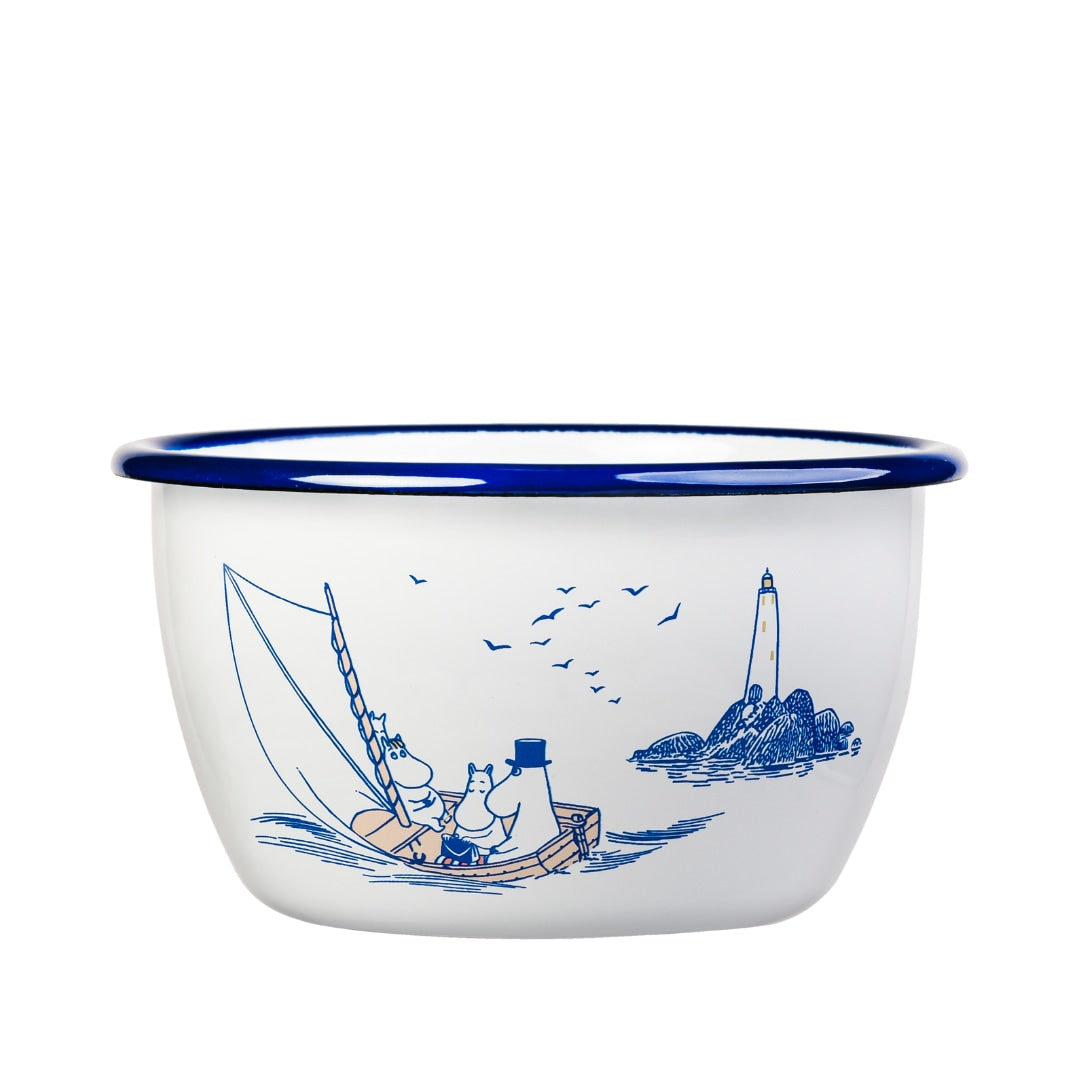 The Moomintrolls Enamel bowl 6 dl Sailors