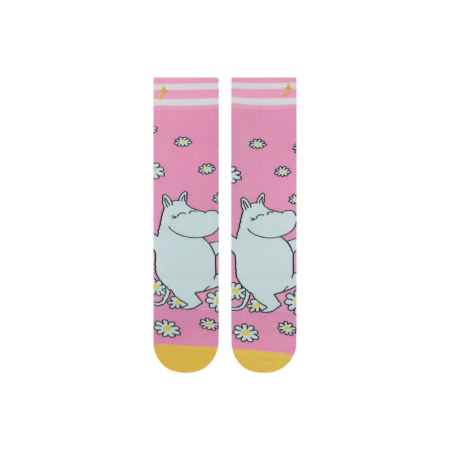 The Moomins Nvrlnd Socks, Pink Stripe Crew