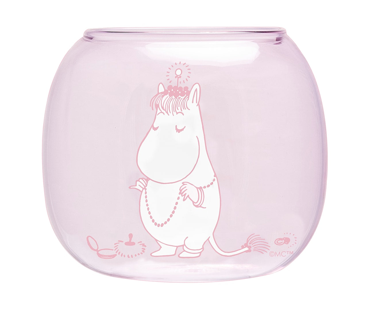 The Moomins Tealight holder Snork Miss, pink