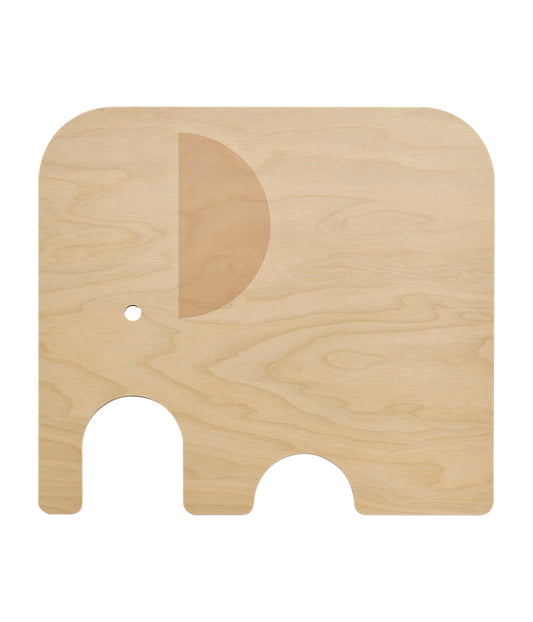 Elephant cutting board, birch/pink, Medium