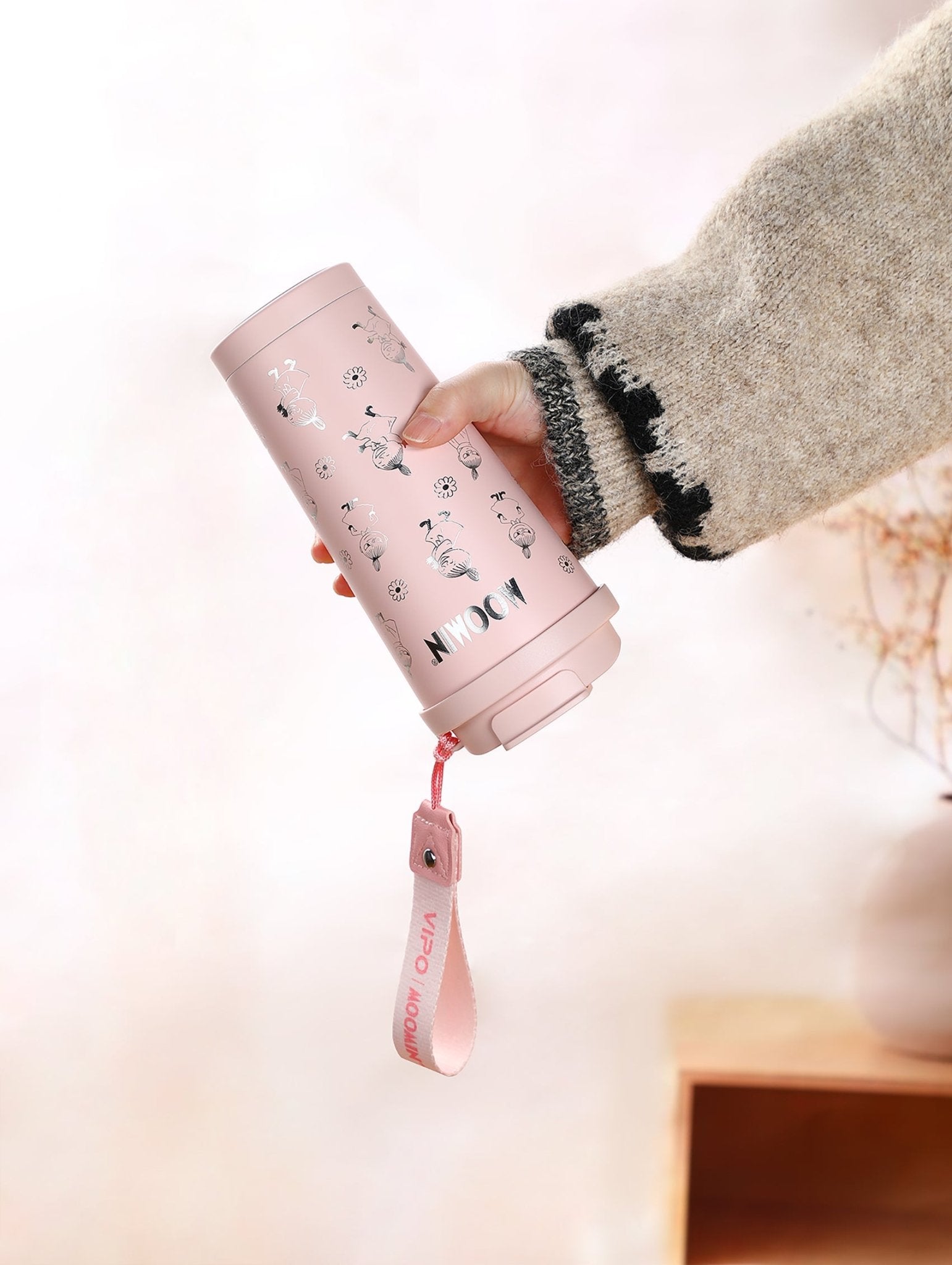 Moomin 2GO termokande – Lille My, rosa 580 ml - Dsignhouse MM37464