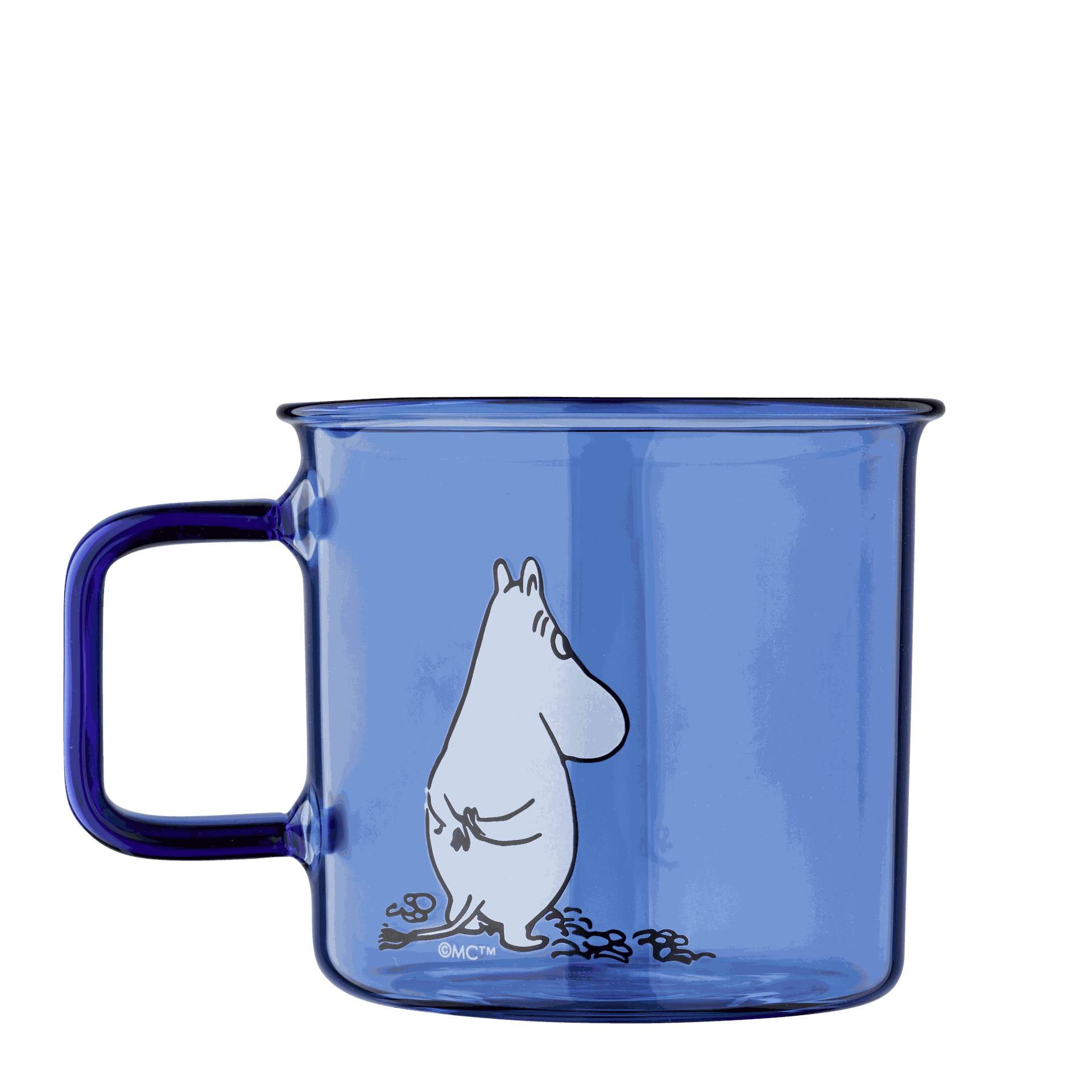 Moomin glaskrus - 3,5 dl Moomin, blå - Dsignhouse 716-035-10