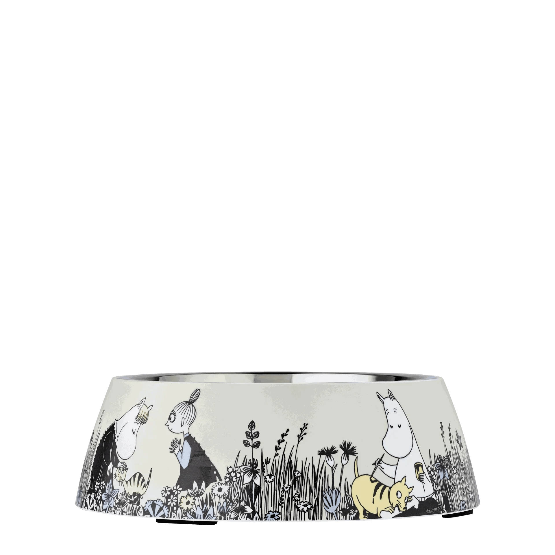 Moomin hundeskål L - grå - Dsignhouse 4700-220-03