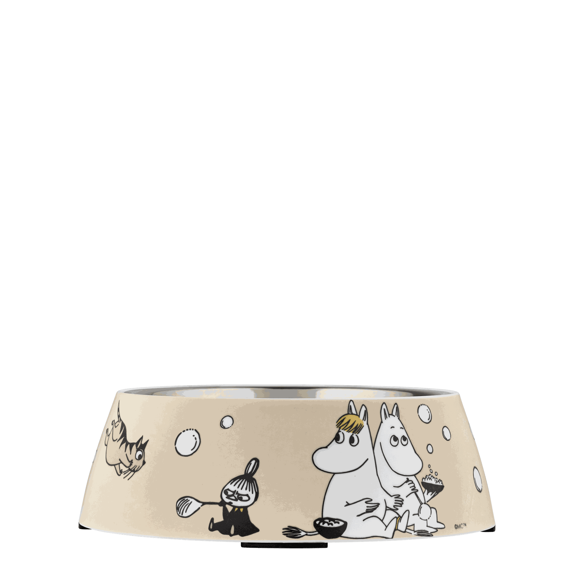 Moomin hundeskål M - beige - Dsignhouse 4700-175-06