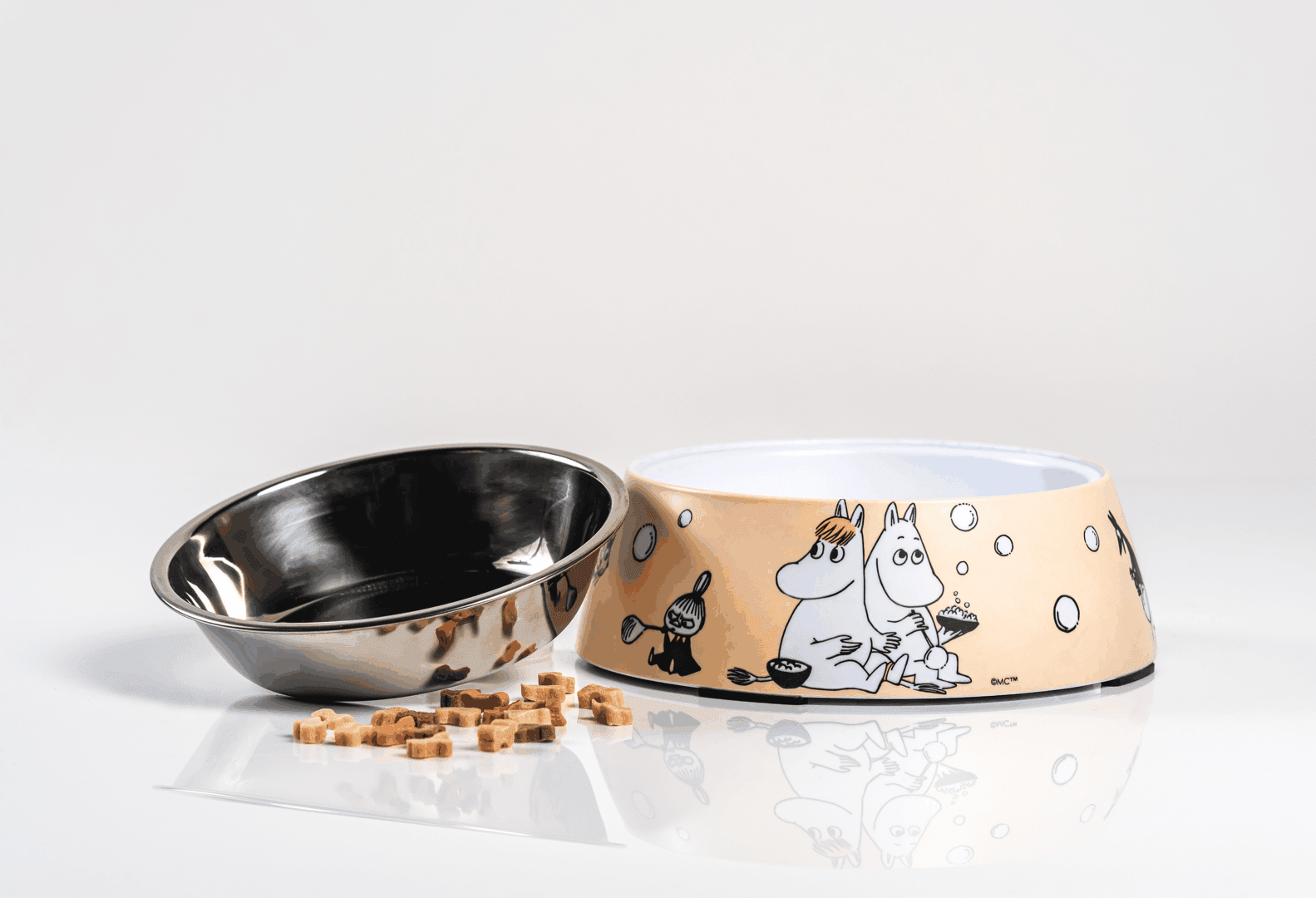 Moomin hundeskål M - beige - Dsignhouse 4700-175-06
