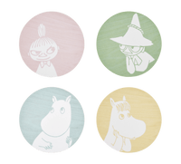 Mumitroldene coasters 10 cm - 4 - pack - Dsignhouse