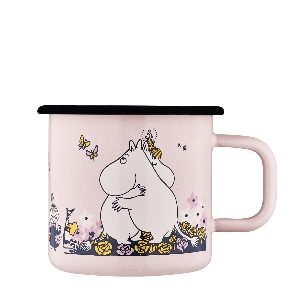 Mumitroldene emaljekrus 3,7 dl - Hug, pink - Dsignhouse