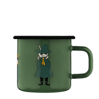 Mumitroldene emaljekrus 3,7 dl - Snusmumrikken, grøn - Dsignhouse