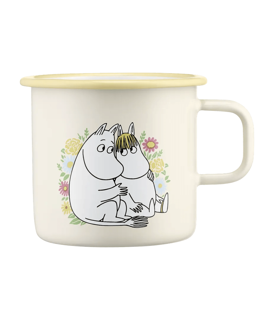 Mumitroldene emaljekrus Blomster 5,5dl - Dsignhouse