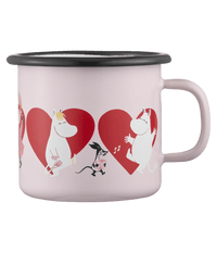 Mumitroldene emaljekrus Hjerte 2,5dl - Dsignhouse