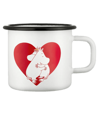 Mumitroldene emaljekrus Hjerte 3,7dl - Dsignhouse