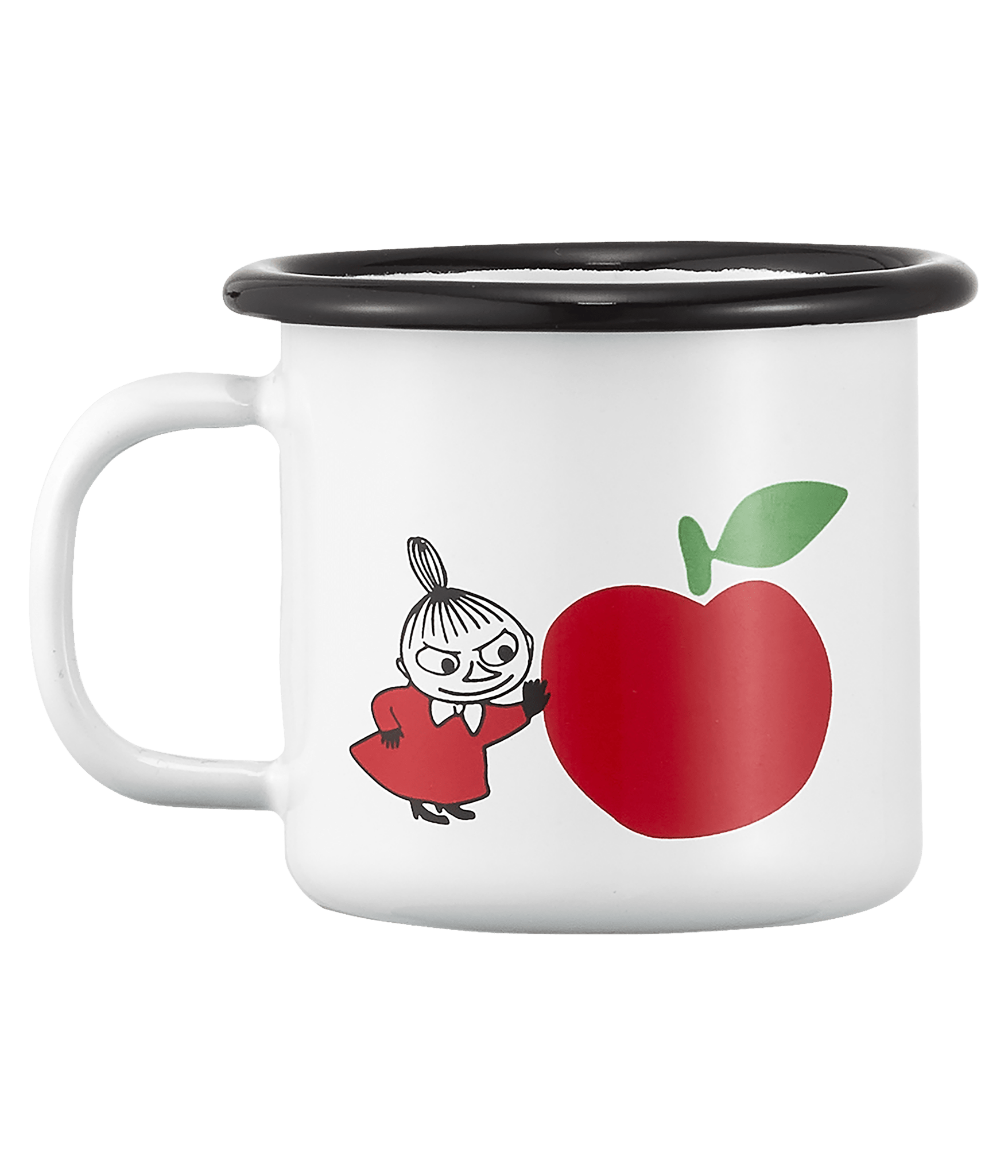 Mumitroldene emaljekrus Joyful Apples 1,5dl - Dsignhouse