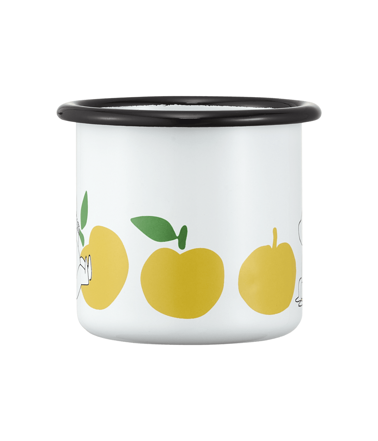 Mumitroldene emaljekrus Joyful Apples 2,5dl - Dsignhouse