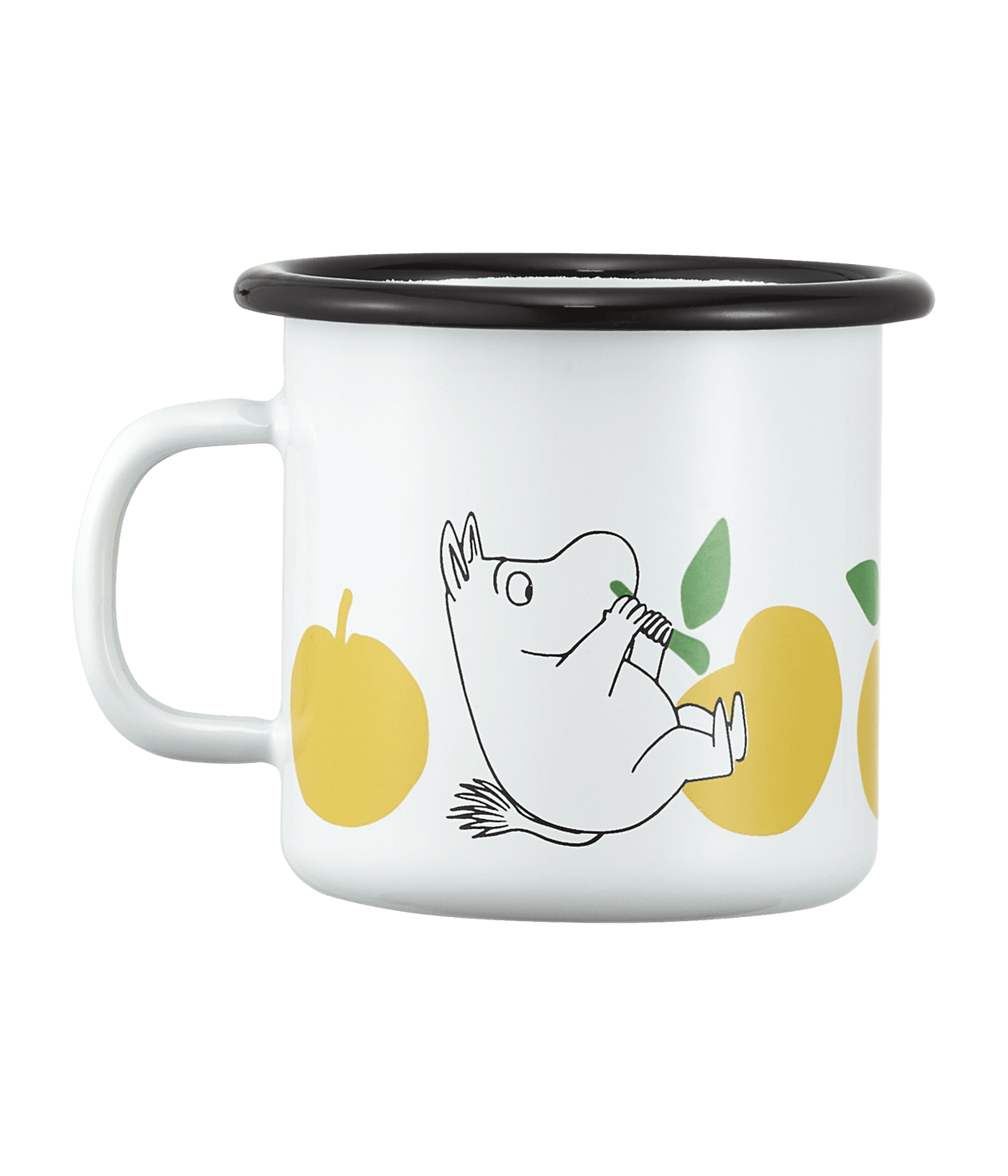 Mumitroldene emaljekrus Joyful Apples 2,5dl - Dsignhouse