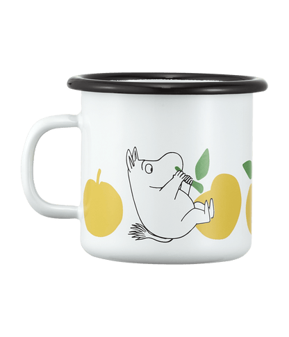 Mumitroldene emaljekrus Joyful Apples 2,5dl - Dsignhouse