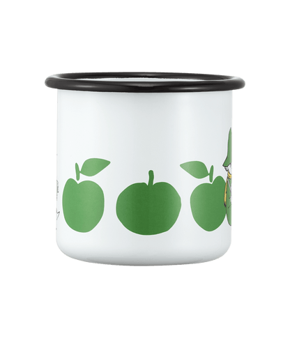 Mumitroldene emaljekrus Joyful Apples 3,7dl - Dsignhouse