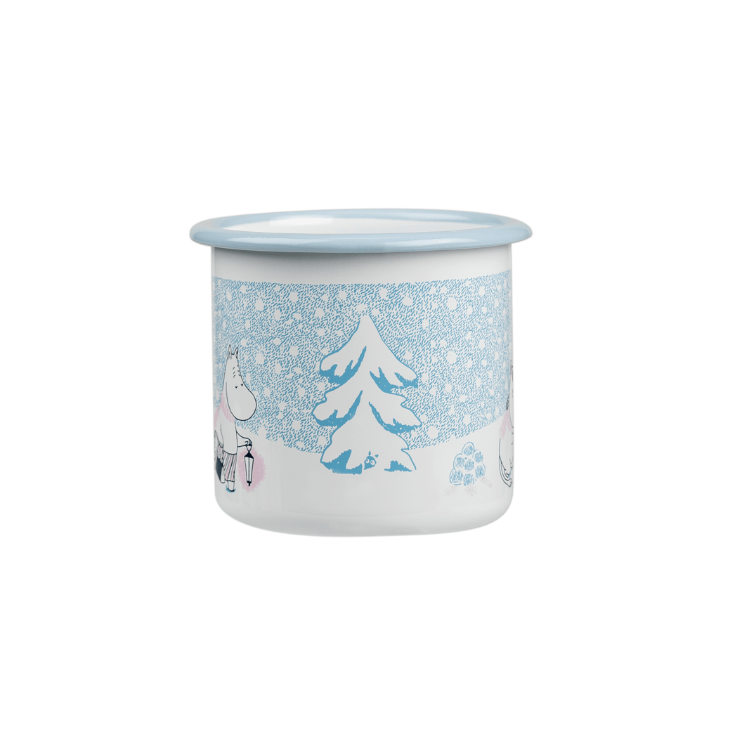 Mumitroldene emaljekrus Let it Snow 3,7dl - Dsignhouse