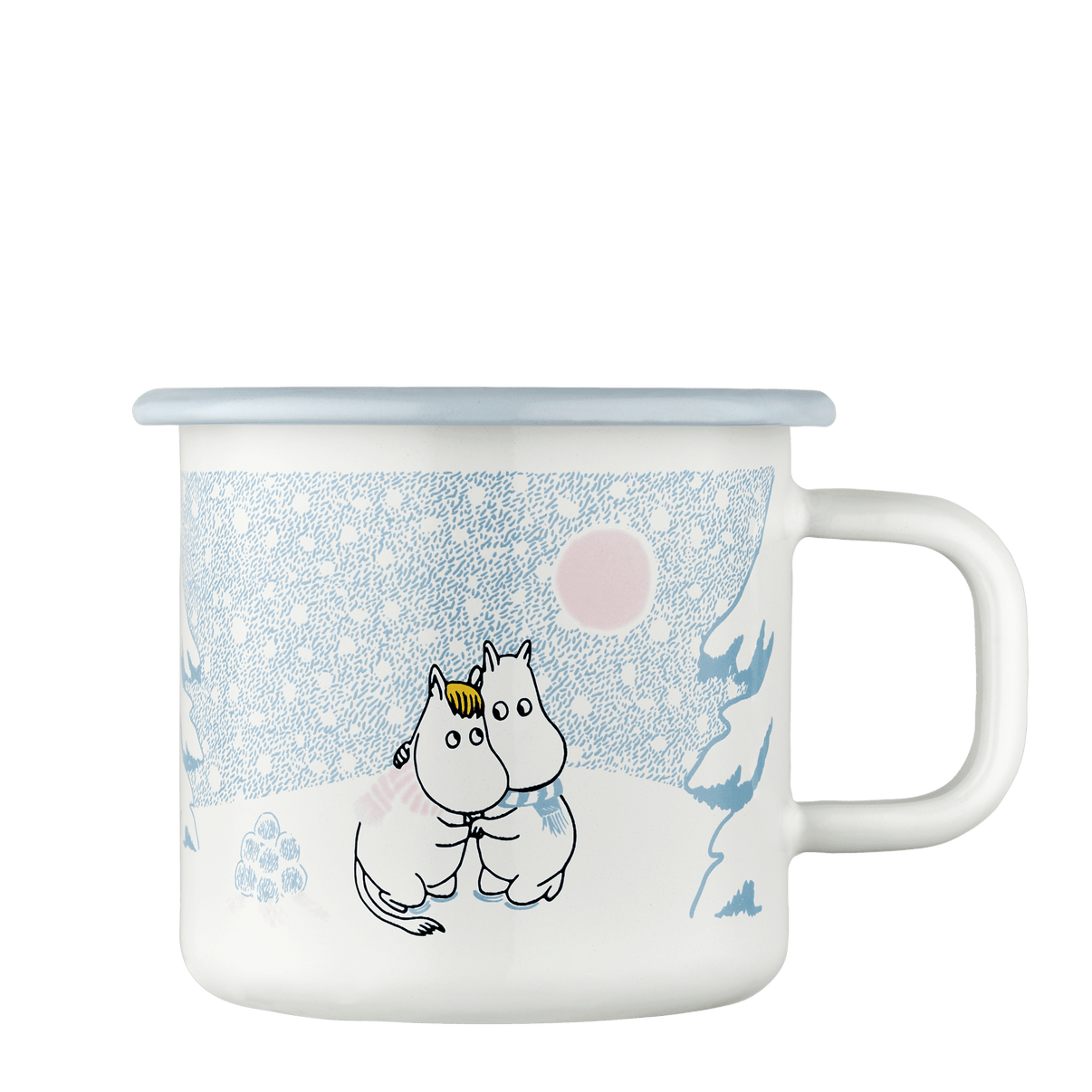 Mumitroldene emaljekrus Let it Snow 3,7dl - Dsignhouse