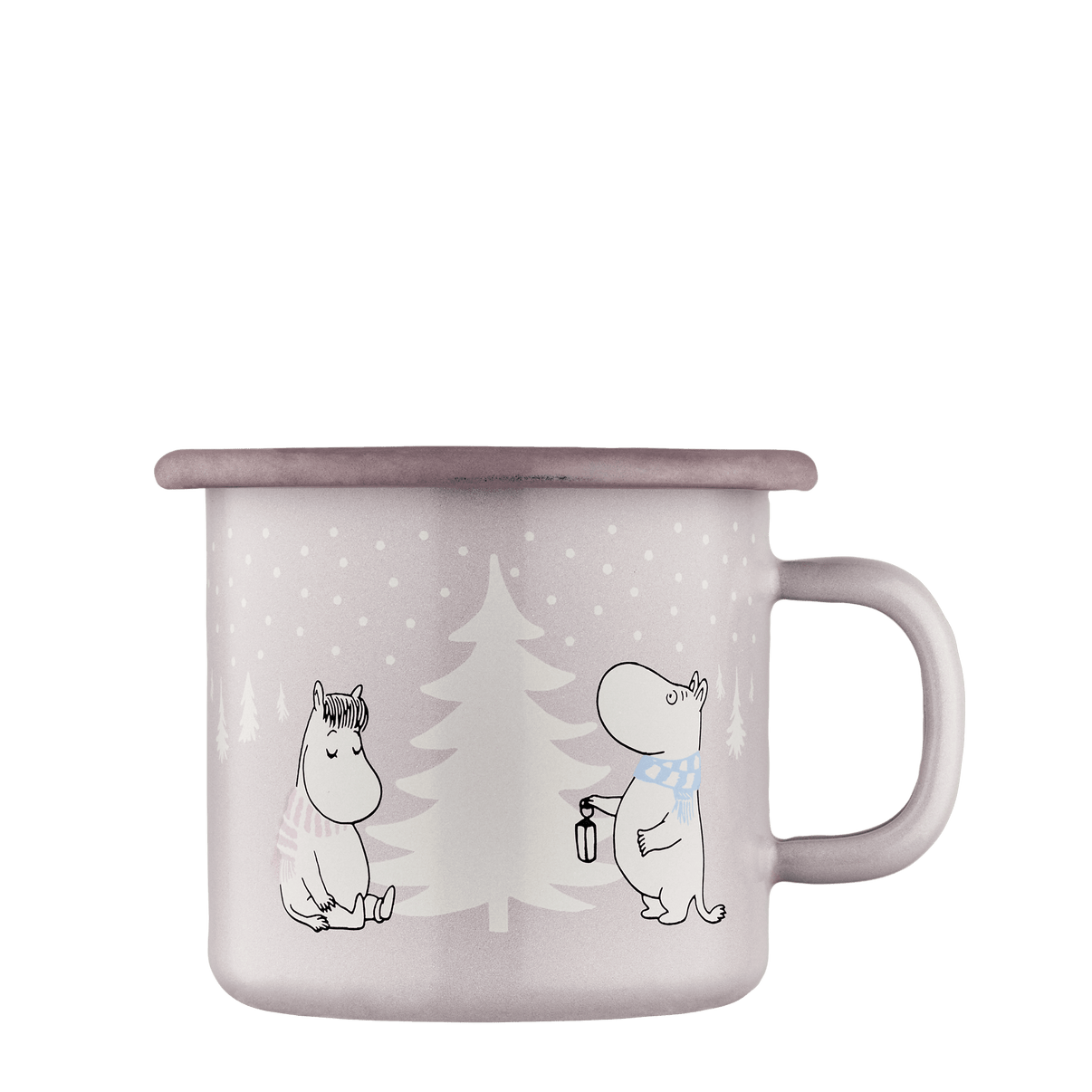 Mumitroldene emaljekrus Snefald 2,5dl - Dsignhouse