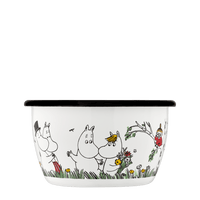 Mumitroldene emaljeskål 3 dl - Happy Family - Dsignhouse