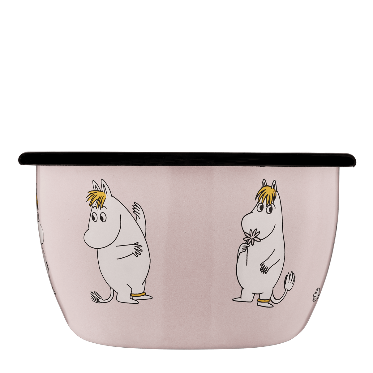 Mumitroldene emaljeskål 6 dl - Snorkfrøken, pink - Dsignhouse