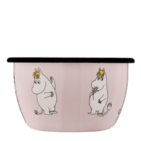 Mumitroldene emaljeskål 6 dl - Snorkfrøken, pink - Dsignhouse