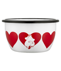 Mumitroldene emaljeskål Hjerte 6dl - Dsignhouse
