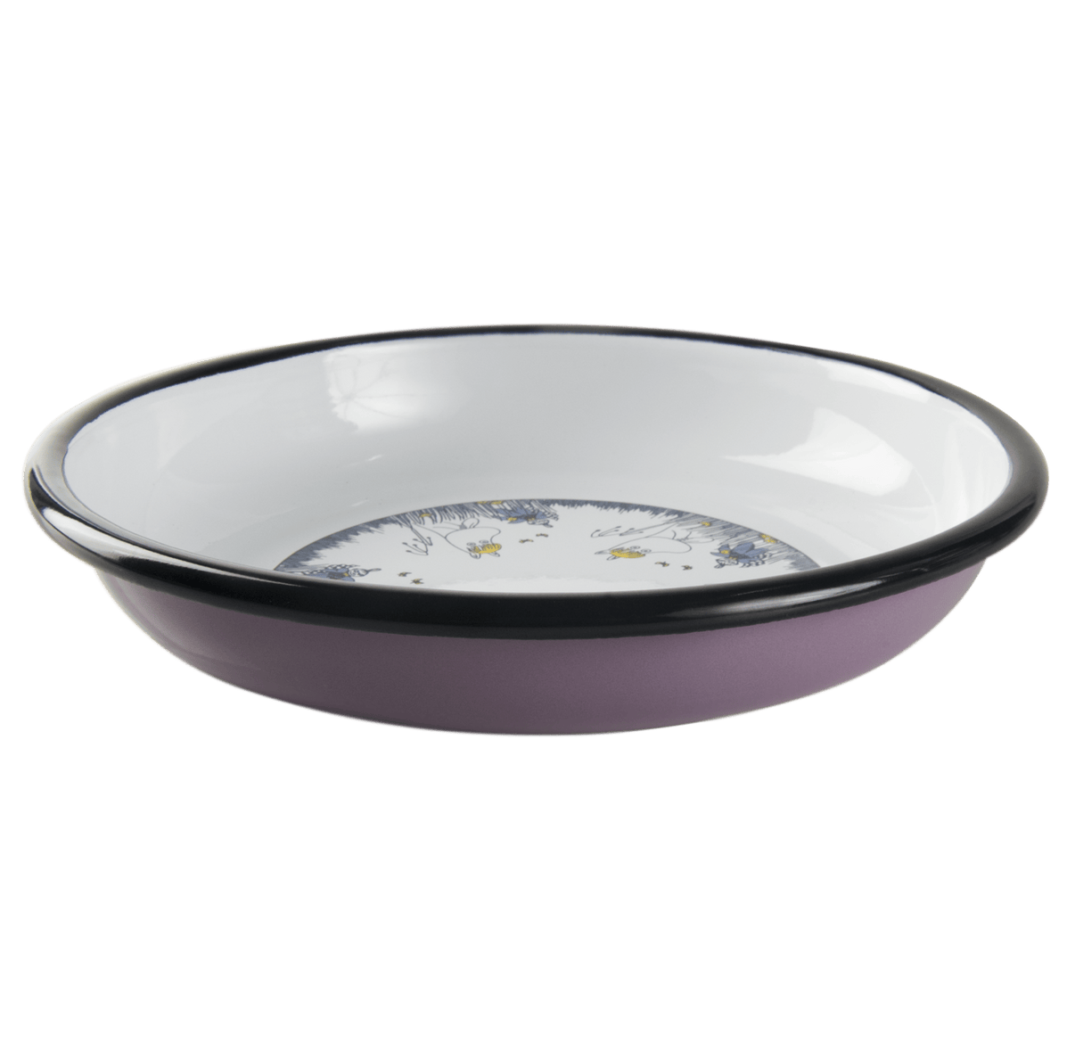 Mumitroldene emaljetallerken 18 cm - Snorkfrøken, pink - Dsignhouse