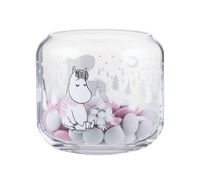 Mumitroldene fyrfadsstage Snefald 8cm - Dsignhouse