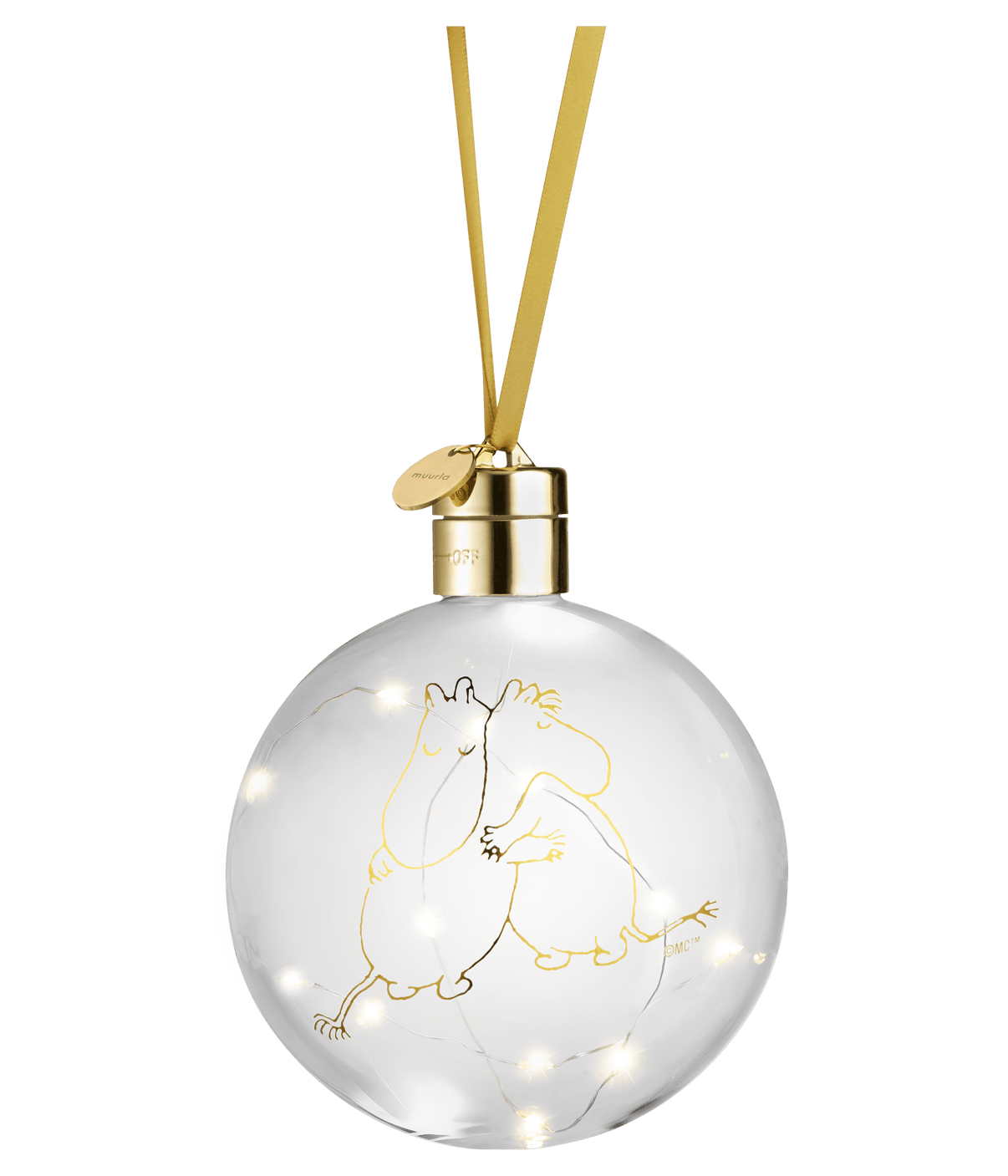 Mumitroldene Julekugle med LED - lys Mumi 80 11cm - Dsignhouse