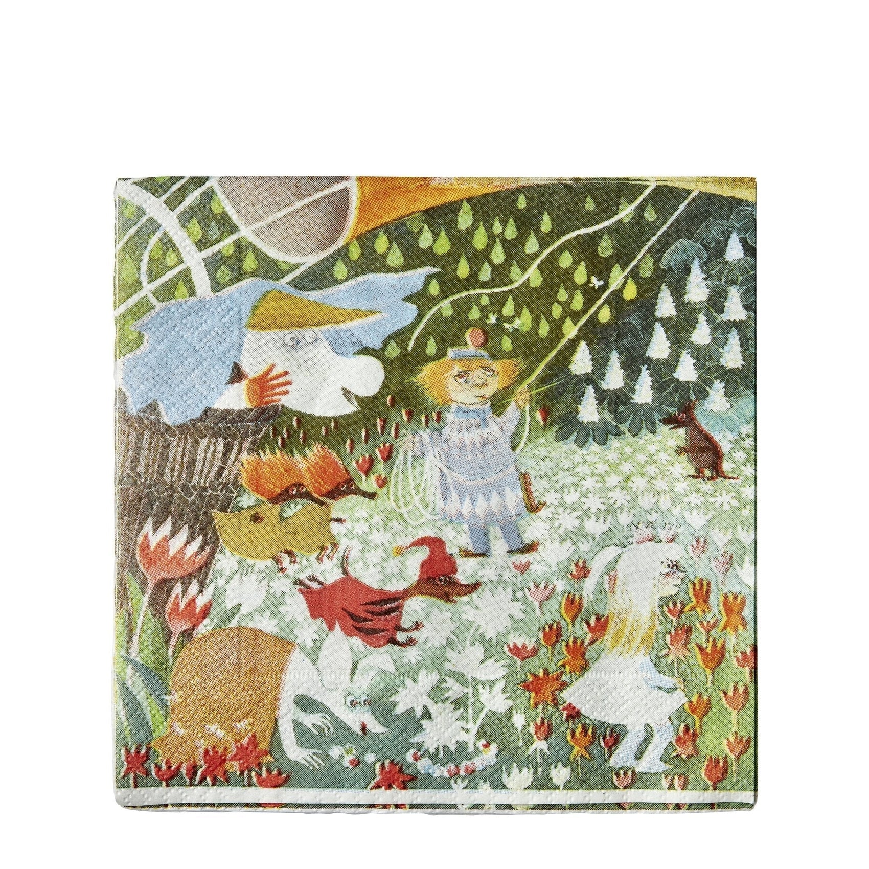 The Moomins Napkins, Trip, 20 pcs. 33 cm