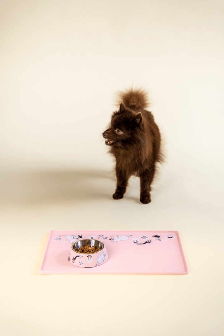 Mumitroldene silikoneunderlag 48 x 30 cm - pink - Dsignhouse