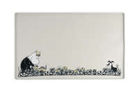 Mumitroldene silikoneunderlag 60x40 cm - grå - Dsignhouse