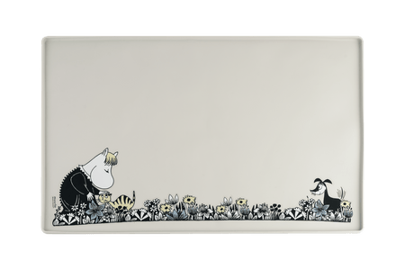 Mumitroldene silikoneunderlag 60x40 cm - grå - Dsignhouse